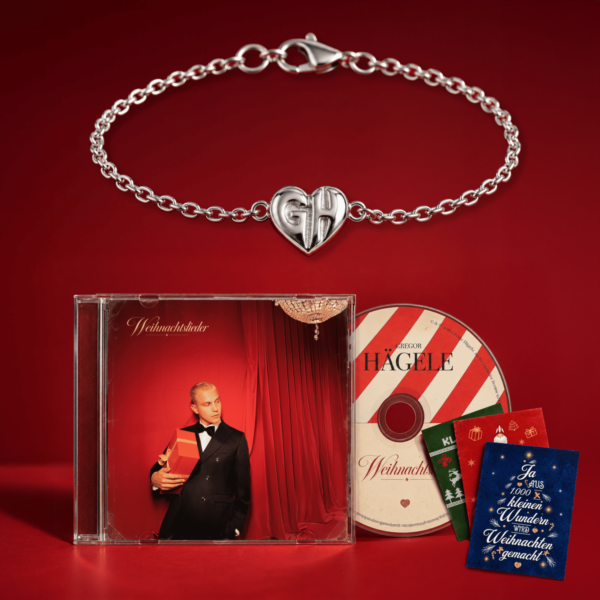 Weihnachtslieder CD+Armband+Kartenset Bundle