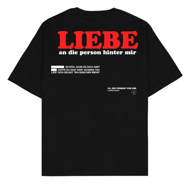 GREGOR HÄGELE - T-SHIRT - LIEBE BLACK EDITION