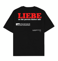 GREGOR HÄGELE - T-SHIRT - LIEBE BLACK EDITION