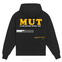 GREGOR HÄGELE - black Hoodie - Mut